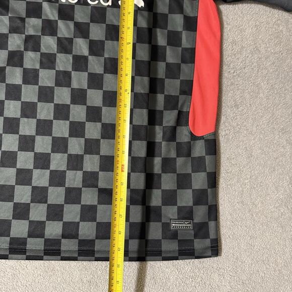 Liverpool FC 20/21 Third Nike Jersey Black Checkered Soccer Shirt Men’s Size L - Picture 6 of 6